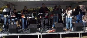 Playing at Purple Stride Fundraiser with BYO Musicians