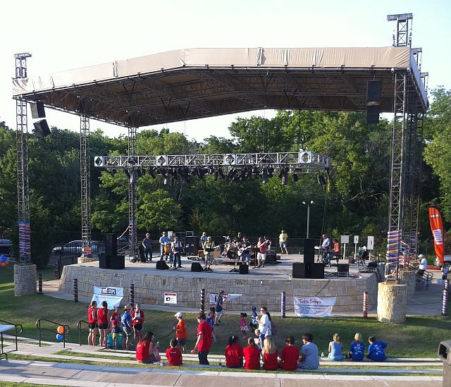 BYO Performance at Oak Point Park Amphitheatre in Plano, Texas for Charity Event